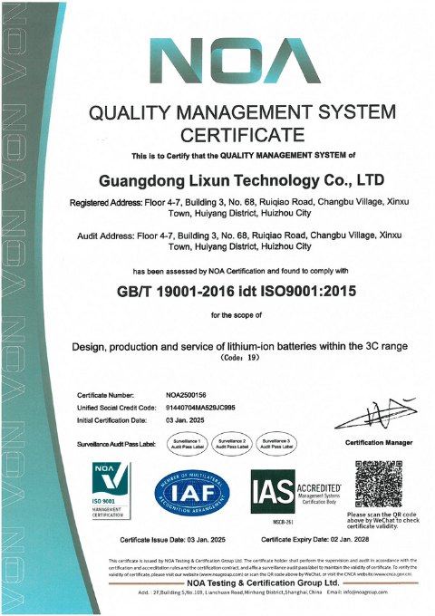 ISO 9001:2015 Certificate